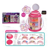 Набір для творчості KSY935A набір для плет.прикрас,нитки,намист.,підвіски,скринька,кор.,32,5-20,5-12