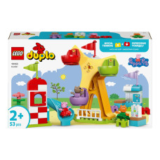 Конструктор LEGO DUPLO Свинка Пеппа Ярмарка развлечений 53 детали (10453)
