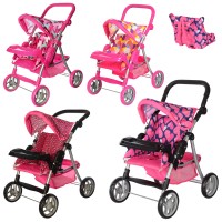 Візок 9337 ET/005 мет., прогулянковий, кошик, регул. ручка, кор., 53-32-14 см.