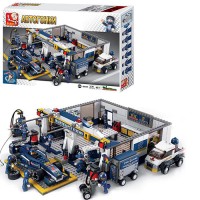 Конструктор SLUBAN M38-B0356 "Автоперегони": машинки, фігурки, 741 дет.