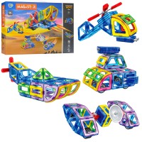 Конструктор LT5001 магнітний, транпорт, 96 дет., кор., 55-37,5-8 см.