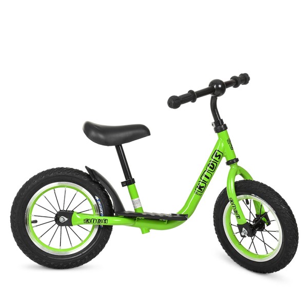 Дитячий біговел PROFI KIDS 12 дюймів зелений
