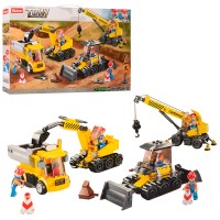 Конструктор SLUBAN M38-B0810 "Town": Будівельна техніка, 465 дет.