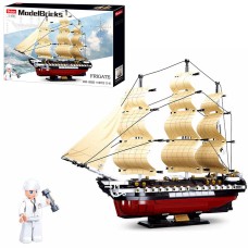 Конструктор SLUBAN M38-B0836 "Model Bricks": Фрегат ІХ-21, 1:170, 1118 дет.