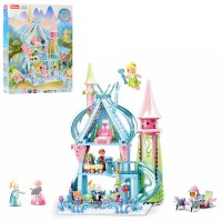 Конструктор SLUBAN M38-B0898 "Girls Dream": Зимові казки Бал в палаці, 447 дет.