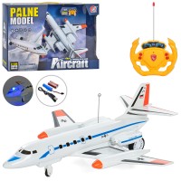 Літак PY198-2A радіокер., акум., їздить, USB, світло, кор., 43,5-31,5-10,5см.