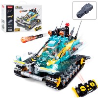 Конструктор SLUBAN M38-B1021 радіокер. 2.4G, акум., транспорт, 530 дет., кор., 38-28,5-10 см.