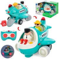 Літак HE999500 радіокер., 2 фігурки, муз., світло, бат., кор., 24-16-21 см.