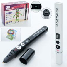 3D ручка 327  2 кольори, тип філаменту (пластик)-PLA (3кольори), USB-шнур, кор., 23-16-6 см.