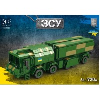 Конструктор KB 1120 військовий, машина, 720 дет., кор., 40-27-7,5 см.
