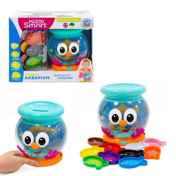 SMART-АКВАРІУМ KIDDI SMART – інтерактивна навчальна іграшка (українська та англійська)