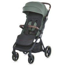 Візочок дитячий ME 1127-G BEYA Khaki Green прогулянковий,до 22кг,PU колеса 17,5 /22,5см,чохол,хакі.