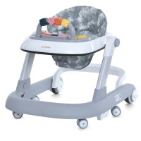 Ходунки ME 1163 MULTIWAY Gray 2в1 пушер, колеса 6 шт., муз., світло, бат., кор., сірий