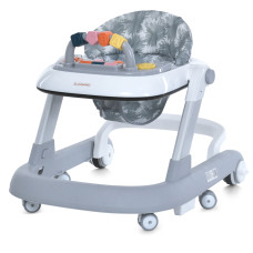 Ходунки ME 1163 MULTIWAY Gray 2в1 пушер, колеса 6 шт., муз., світло, бат., кор., сірий