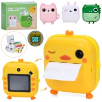 Фотоапарат M2 фото/відео, 2 камери,миттєвий друк,акум.,USB,папір,фломастери,наліпки,4види,кор.,14-12