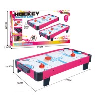 Настільна гра 2574-1 аерохокей,дерев.,на ніжках,поле67-35см,шайба 2шт.,2біти,бат.,кор.,71-38,5-7,5см