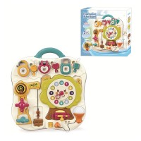 Центр розвиваючий 6956 бізіборд, годинник, кран,ключі,рух.деталі,муз.,світло,бат.,кор.,34,5-34-6,5см