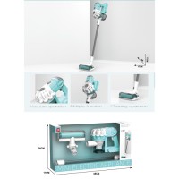 Пилосос LS8802Q трубка, 1 насадка, пінопластові кульки, світло, бат., кор., 48-26-11 см.