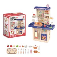 Кухня 86T-3 плита,мийка-ллється вода(механ.),пара,посуд,продукти,муз.,світло,бат.,кор.,41-48-18,5см