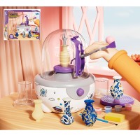 Набір для творчості 1005C гончарне коло/гончарний круг,регул.швидкості, педаль,глина,іфарби,USB,кор.