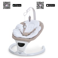 Заколисуючий центр ME 1175 SOUL Beige пульт,5швид.,таймер,12мел.,Bluetooth,APP,сенсор закол.,бежевий