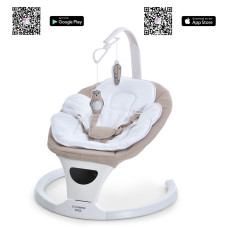 Заколисуючий центр ME 1175 SOUL Beige пульт,5швид.,таймер,12мел.,Bluetooth,APP,сенсор закол.,бежевий