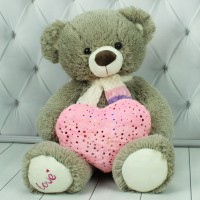 М'яка іграшка "Ведмедик Потап 01 з серцем", Копиця арт.21067-0 (h40)