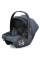 Автокрісло дитяче ME 1176 i-LINE Melange Black i-SIZE R129,зріст 40-87см., рег.підголівник,чорний