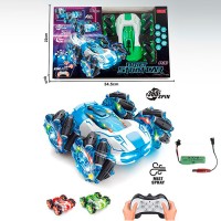 Машинка HG4-33 радіокер.2,4G,акум.,трюкова,колеса-ролики,USB,3 кольори,муз.,світло,кор.,34-21,5-8см.