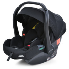 Автокрісло дитяче ME 1186 i-KEEP Melange Jet Black i-SIZE R129, зріст дитини 40-87 см., чорний.