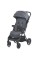 Візок дитячий ME 1127-B BEYA Midnight Gray прогулянковий,до 22 кг,PU колеса 17,5/22,5см.,чохол,сірий