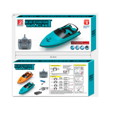 Катер HY807 радіокер., акум., USB, 2 кольори, кор., 33-13-14,5 см.