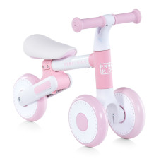 Біговел дитячий PROFI KIDS 6 д. MBB 1013-2 3 кол. EVA, сталева рама, склад., біло-рожевий.