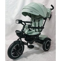 Велосипед ME 1193 MODENA Cloud Blue (1шт) 3 кол.гума а.п.(12/10) поворот сид.,швидкоз'ємні кол.гальма,склад.кермо,світло,підшип.,сумка,голубий