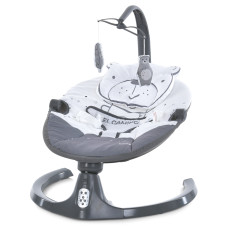 Заколисуючий центр ME 1116 CUTE Dark Gray пульт,5швид.,таймер,12мел.,Bluetooth,USB,2пол.спинки,сірий