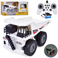 Самоскид QH9008 радіокер.2,4G,акум.,1:24,рухливі деталі,USB,гум.колеса,муз.,світло,кор.,47-22-13,5см