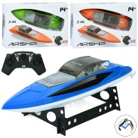 Катер 151 радіокер. 2,4G, акум.,USB, підставка, 3 кольори, кор., 37-24-8 см.